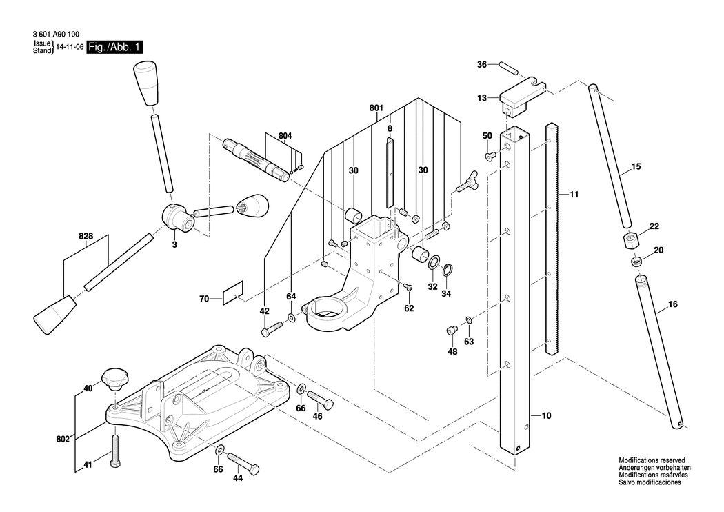 Bosch GCR 180 / 3601A90100 / --- Spare Parts