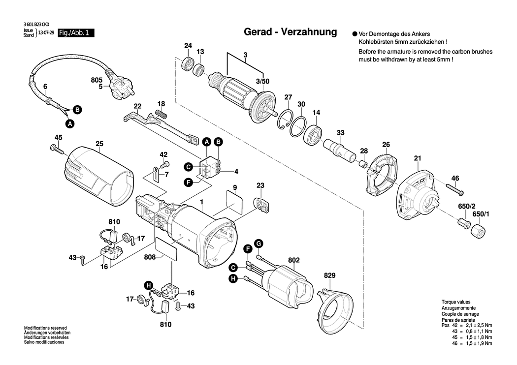 Bosch GGS 5000 / 3601B230J0 / --- Spare Parts