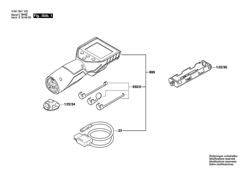 Bosch GIC 120 / 3601B41100 / EU 10.8 Volt Spare Parts