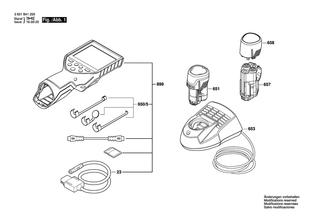 Bosch GIC 120 / 3601B41200 / EU 10.8 Volt Spare Parts