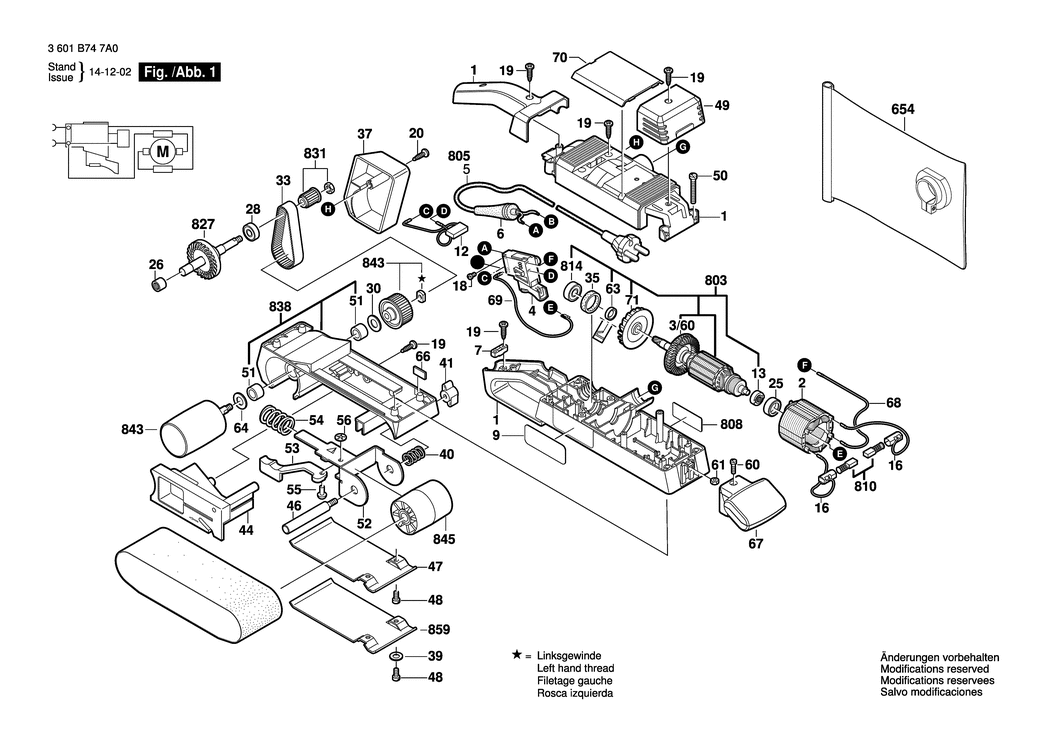 Bosch HBS 533 / 3601B74760 / --- 230 Volt Spare Parts