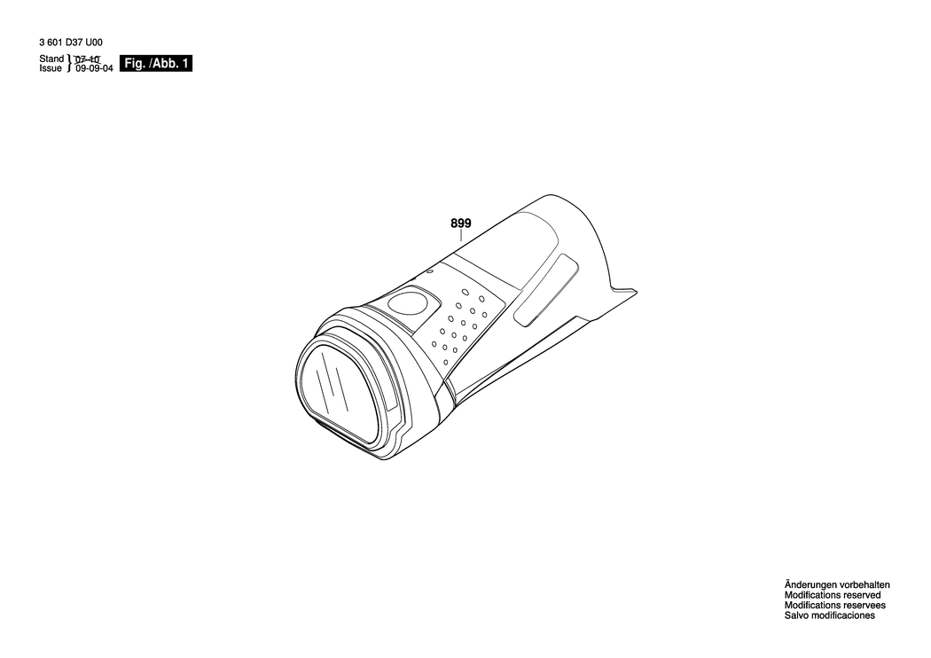 Bosch GLI 10.8 V-LI / 3601D37900 / EU 10.8 Volt Spare Parts