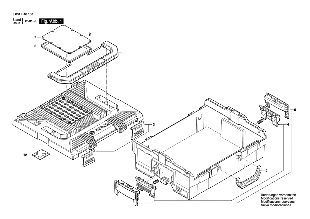 Bosch GLI PortaLED / 3601D46100 / --- Spare Parts