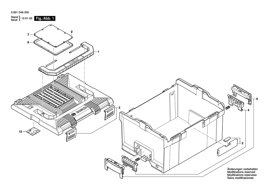 Bosch GLI PortaLED / 3601D46200 / --- Spare Parts