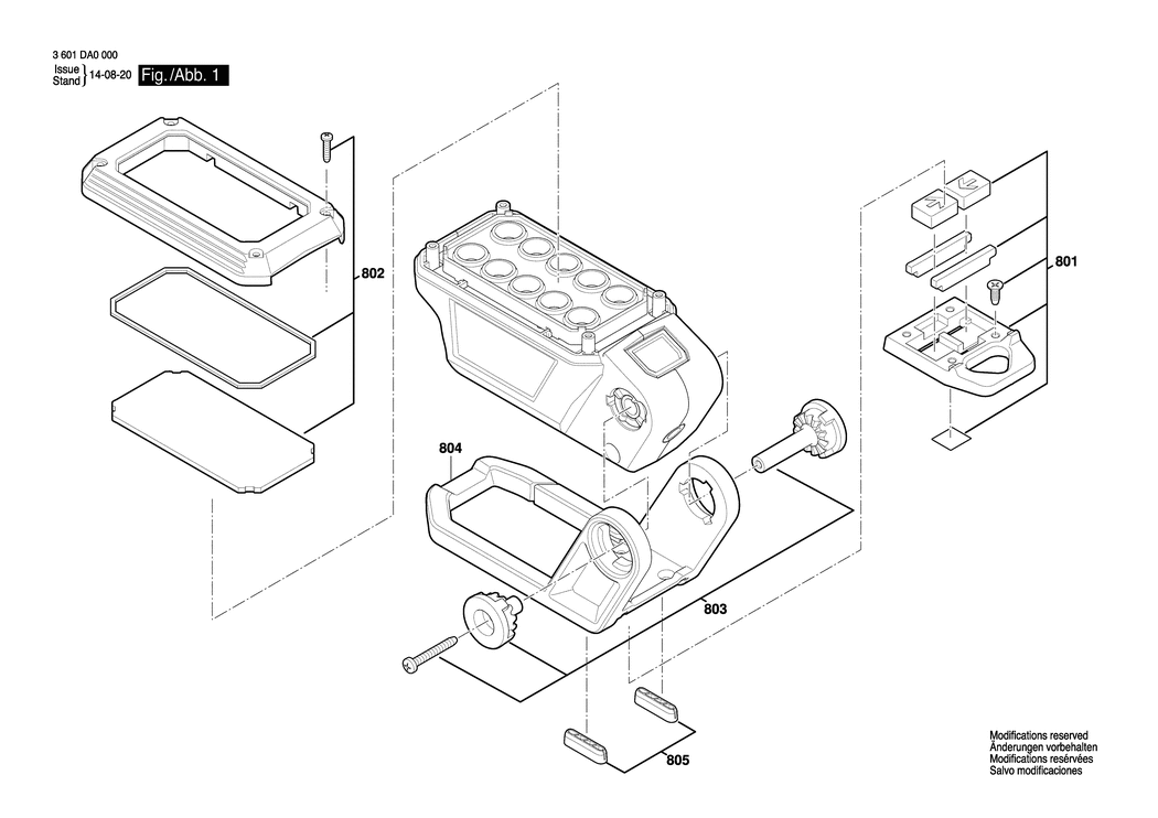 Bosch GLI 10.8V / 3601DA0000 / --- Spare Parts