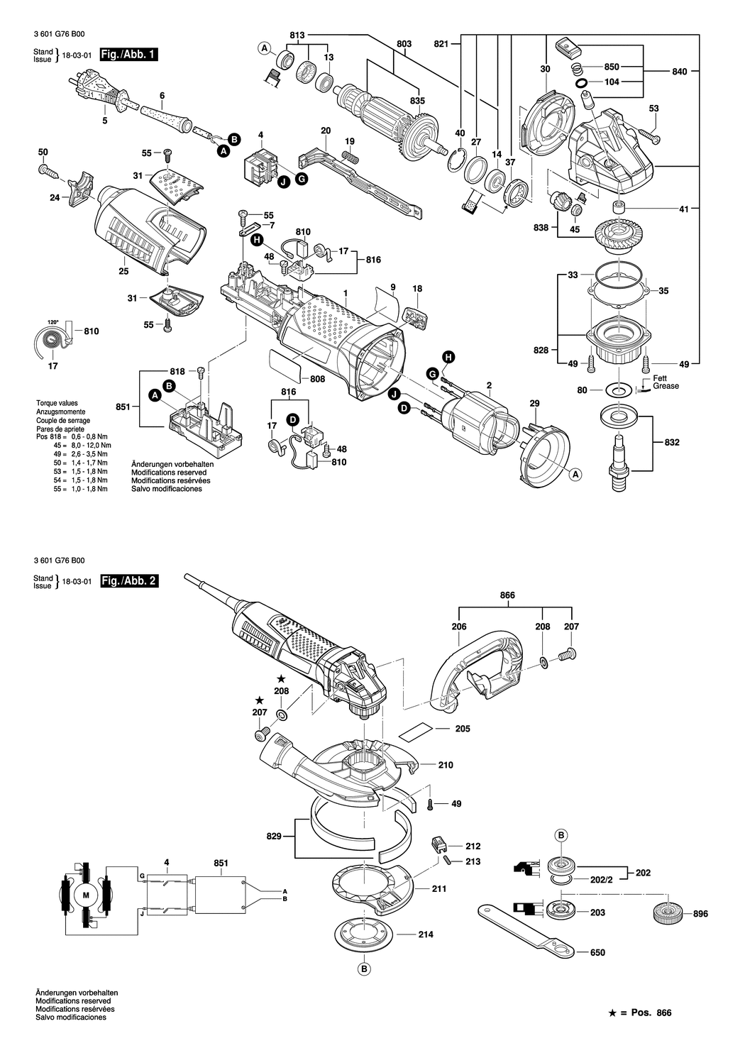 Bosch BAG 125 / 3601G76B00 / --- Spare Parts