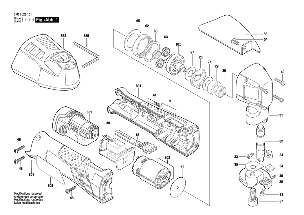 Bosch GSC 12V-13 / 3601J26103 / --- Spare Parts