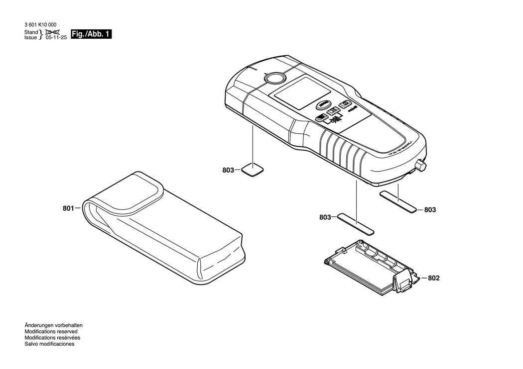 Bosch DMD 4K / 3601K10012 / EU Spare Parts