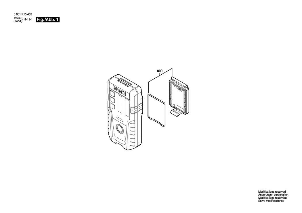 Bosch LR 1 / 3601K15402 / EU Spare Parts