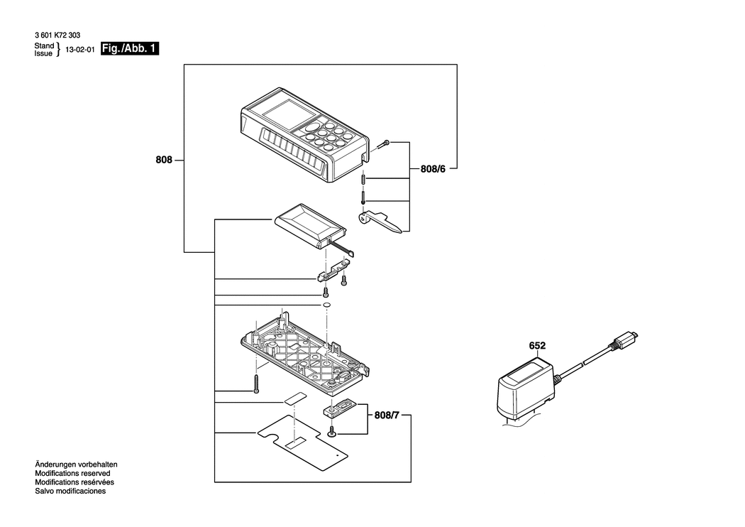 Bosch BLM 80 / 3601K72303 / --- Spare Parts