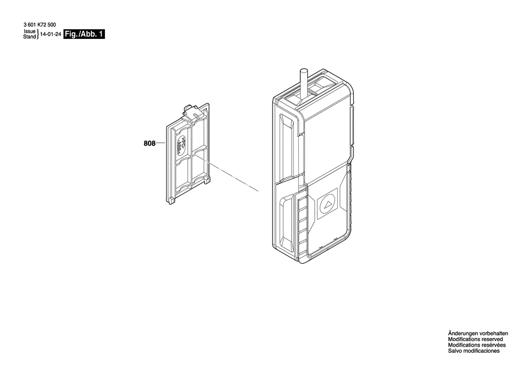 Bosch GLM 30 / 3601K72570 / --- Spare Parts