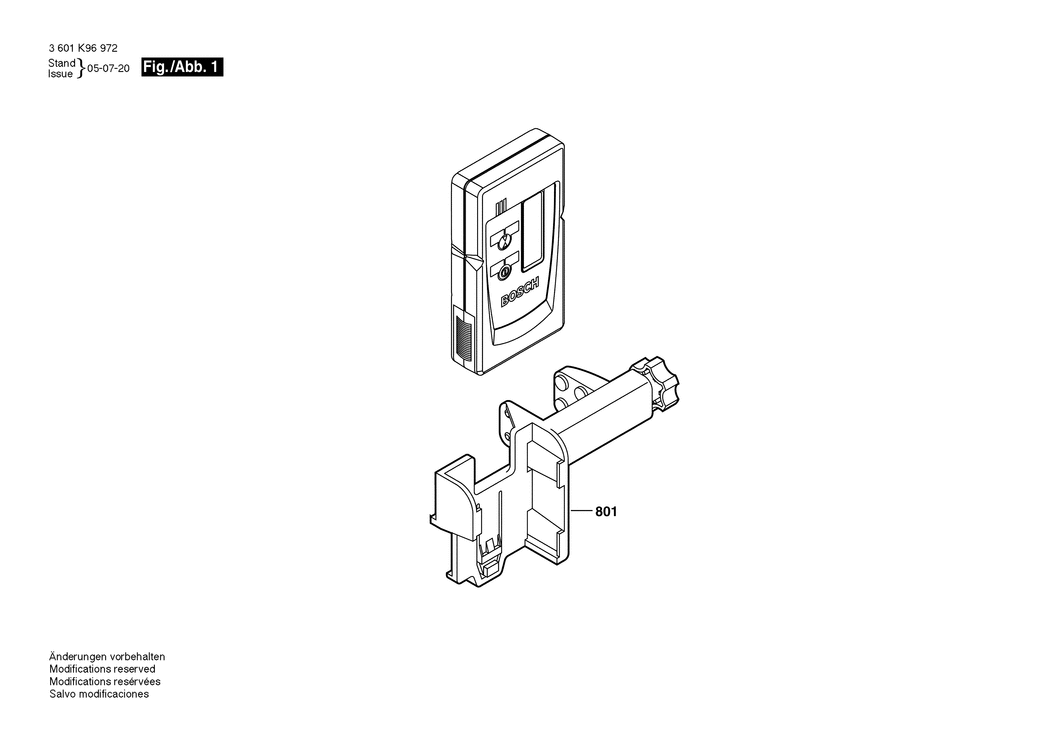 Bosch BLE 200 / 3601K96972 / EU Spare Parts