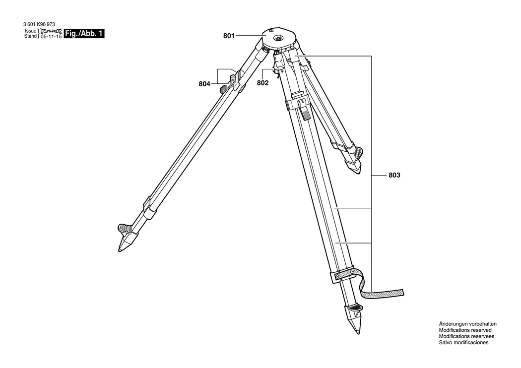 Bosch BS 170 / 3601K96973 / EU Spare Parts