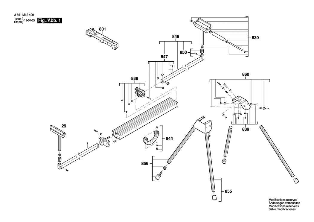 Bosch --- / 3601M12480 / --- Spare Parts