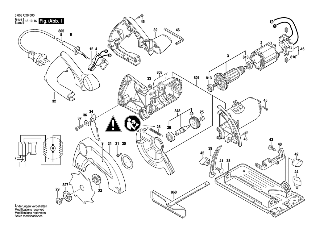 Bosch KS 5500 / 3603C28001 / EU 230 Volt Spare Parts