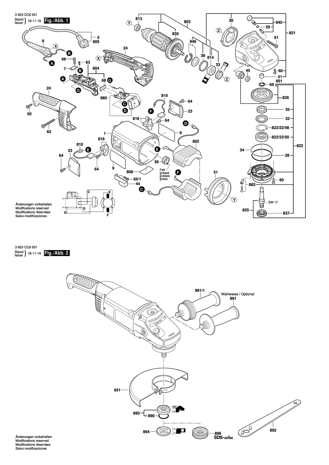 Bosch --- / 3603CC6031 / --- Spare Parts