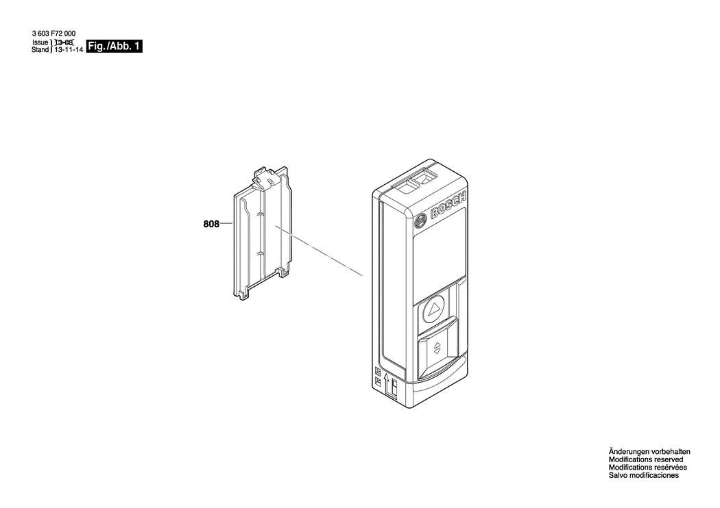 Bosch PLR 15 / 3603F72000 / --- Spare Parts