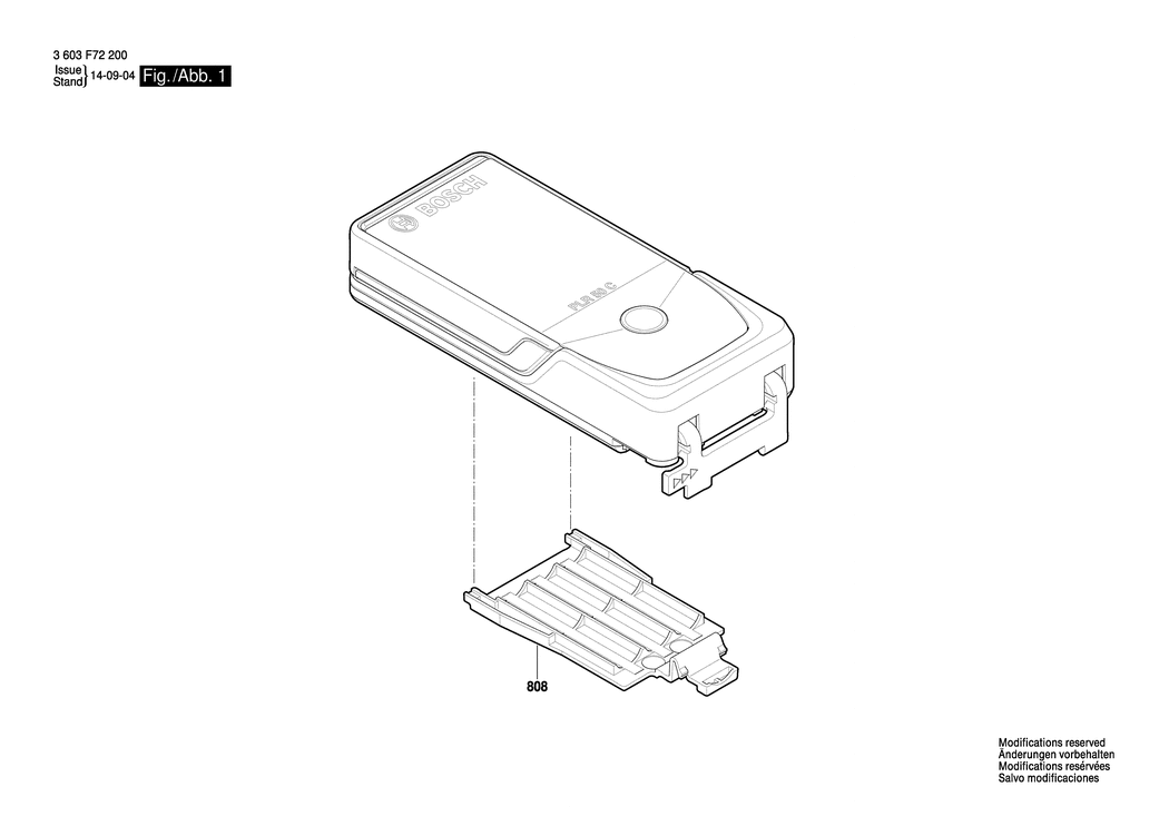 Bosch PLR 50 / 3603F72200 / --- Spare Parts