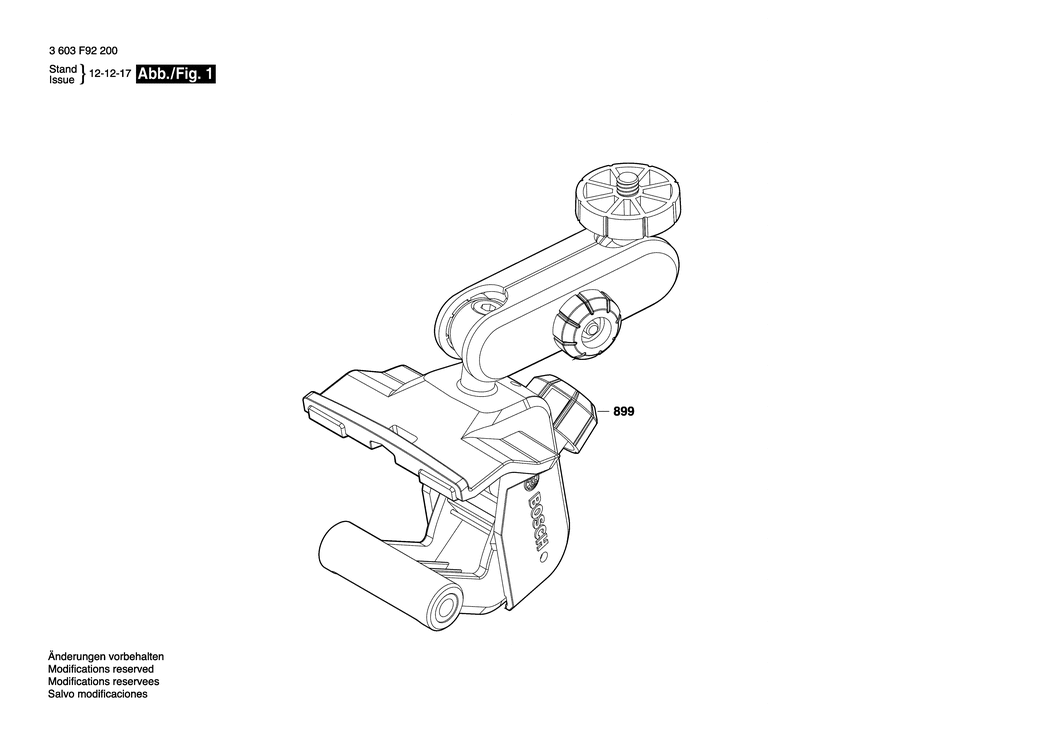 Bosch --- / 3603F92200 / --- Spare Parts