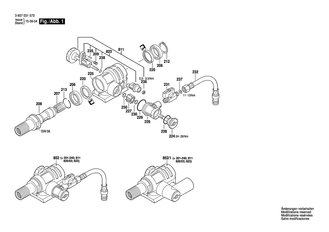 Bosch --- / 3607031573 / --- Spare Parts