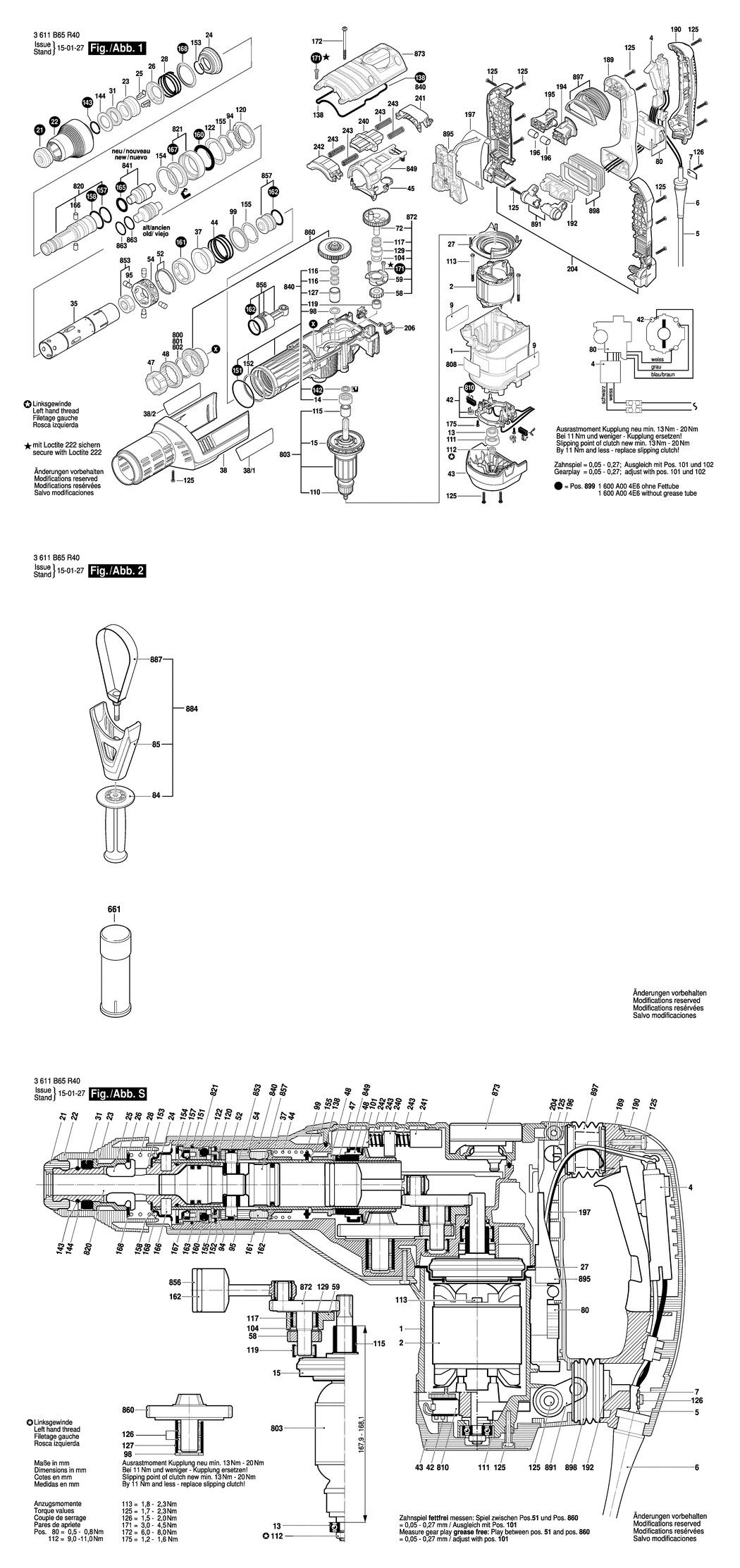 Bosch --- / 3611B65S00 / --- Spare Parts