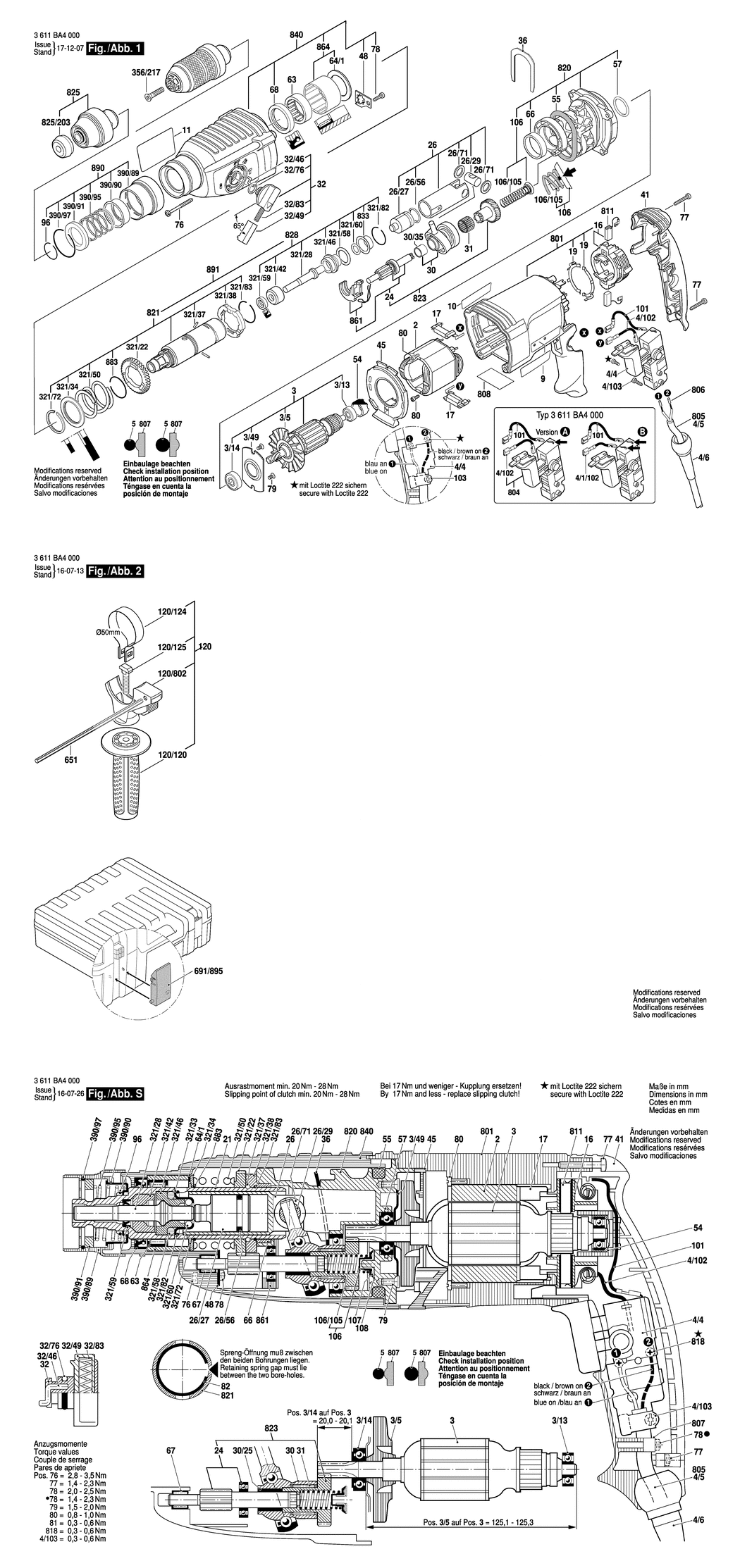 Bosch --- / 3611BA4030 / --- Spare Parts