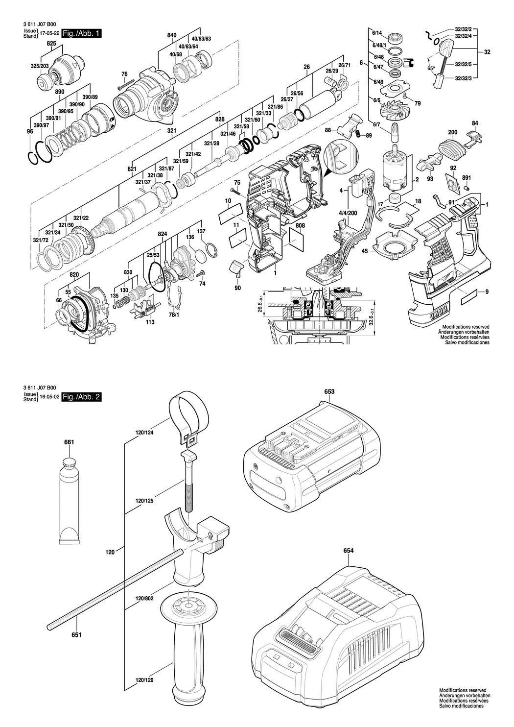 Bosch BACHD-1 36 V / 3611J07B00 / --- Spare Parts