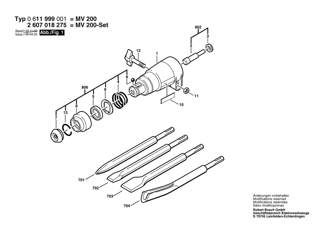 Bosch ---- / 3617031024 / --- Spare Parts