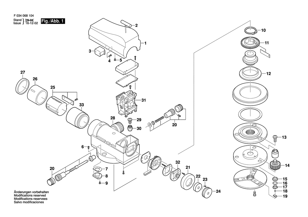 Bosch PAL26D / F034K688NE / EU Spare Parts