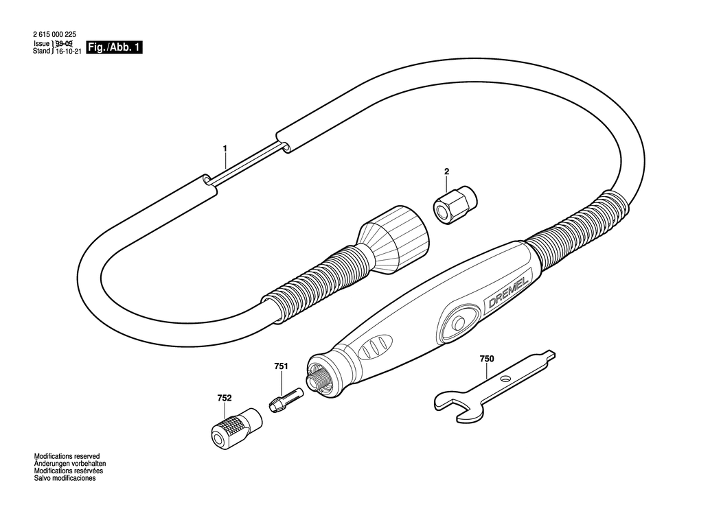 Dremel ---- / 2615000225 / --- Spare Parts