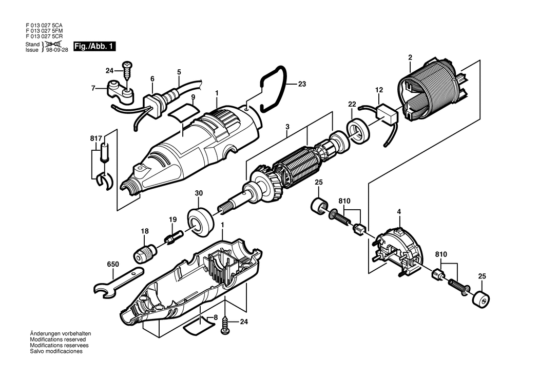 Dremel 275 / F0130275CR / --- Spare Parts