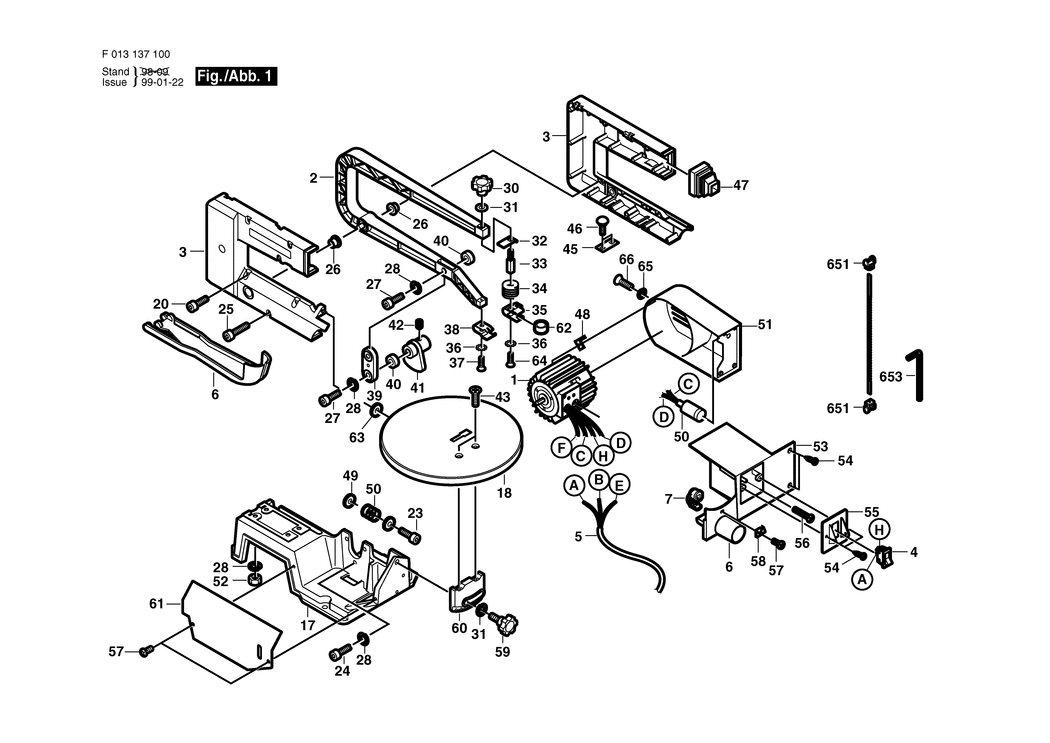 Dremel 1371 / F013137100 / --- Spare Parts