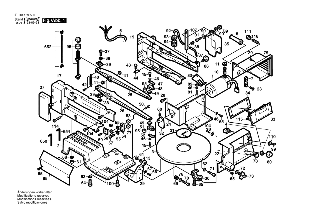 Dremel 1695 / F013169500 / --- Spare Parts