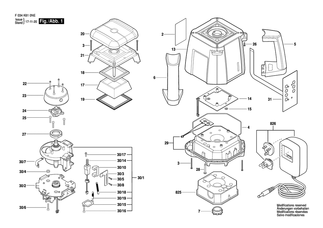 CST Berger RL25H / F034K610NE / EU Spare Parts