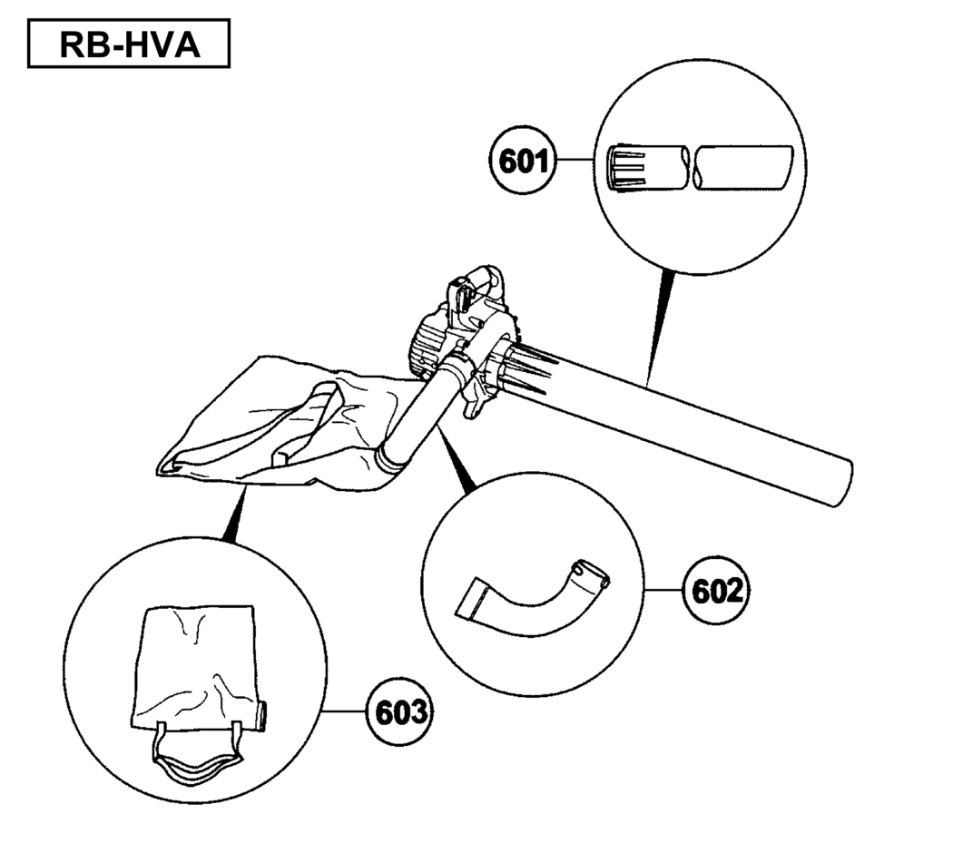 Hitachi / Hikoki RB-HVA Attachment Spare Parts