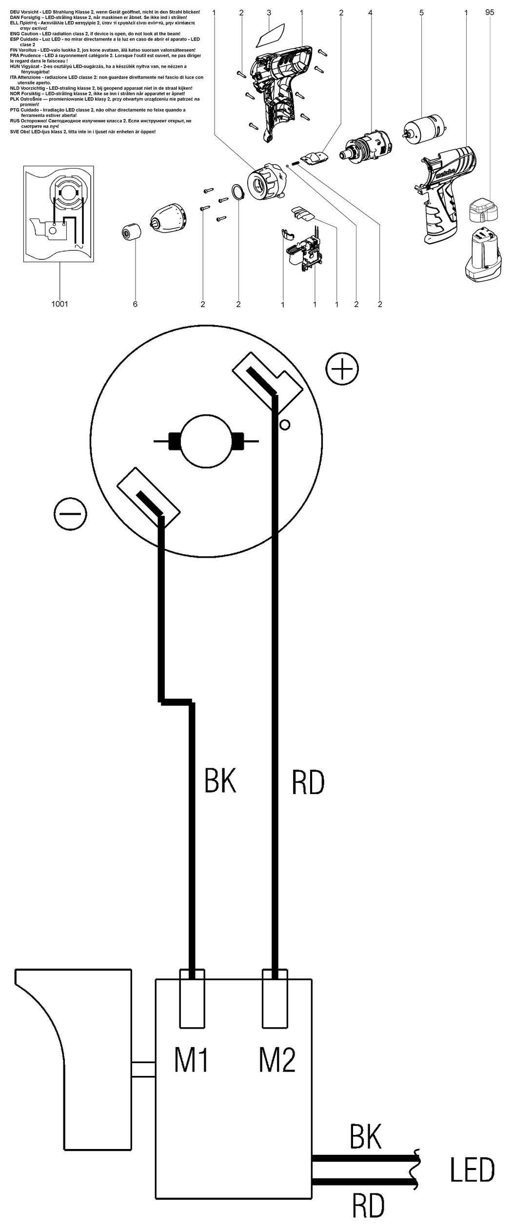 Metabo PowerMaxx BS / 00092000 / - Spare Parts