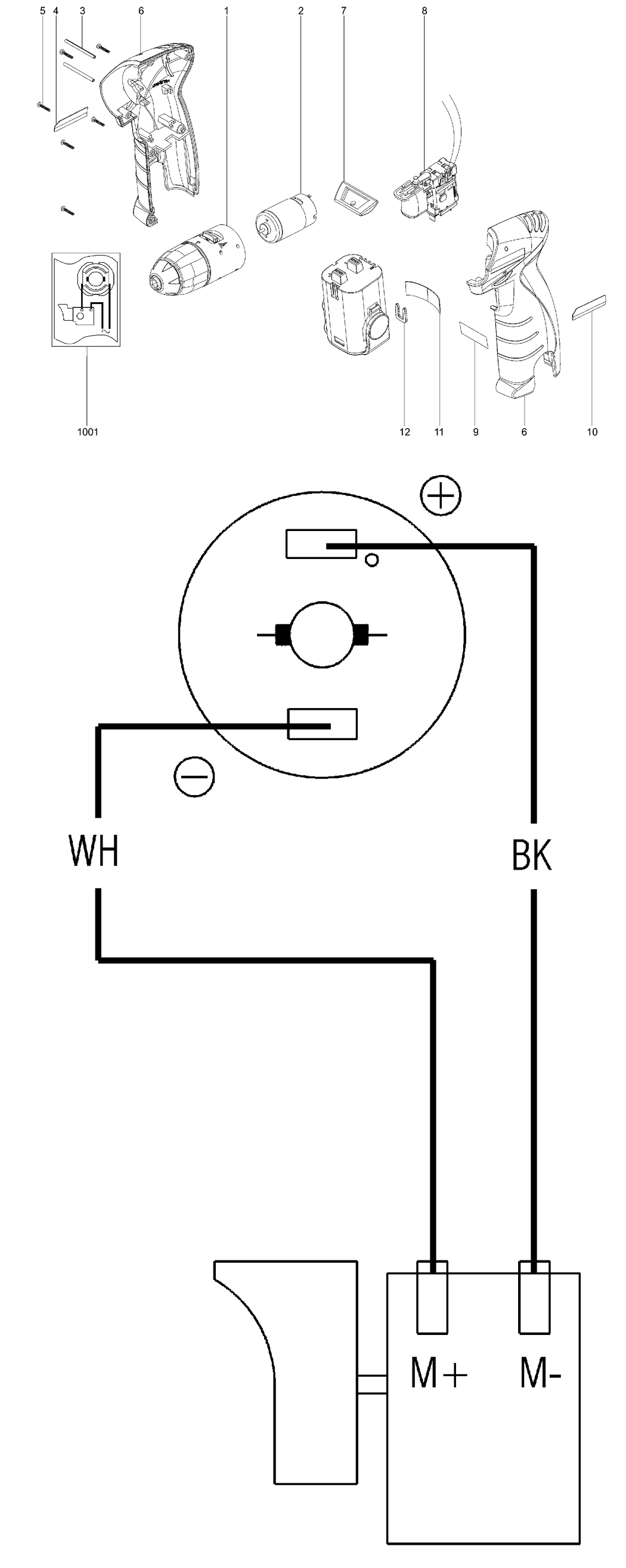 Metabo PowerMaxx Li / 00086000 / - Spare Parts