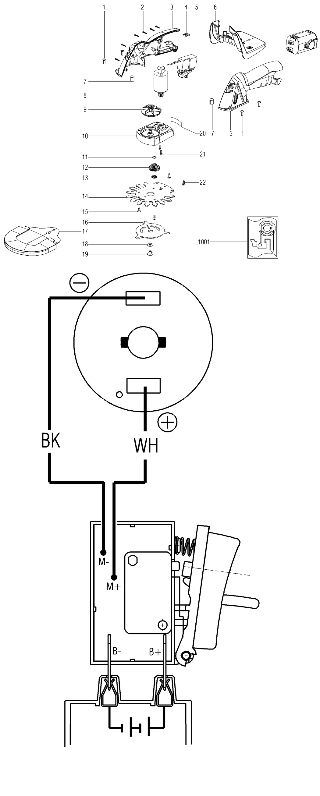 Metabo PowerCutter / 00088000 / - Spare Parts