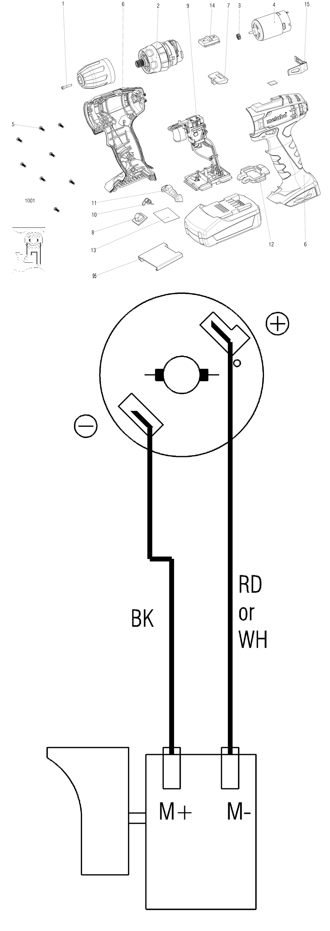 Metabo SB 18 / 02245000 / - Spare Parts