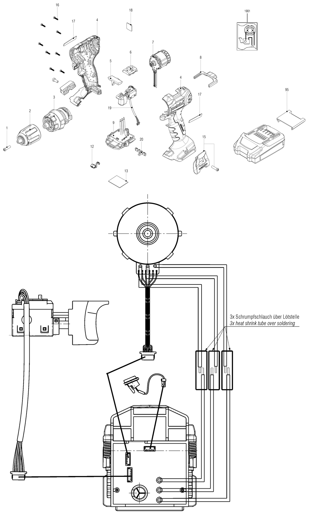 Metabo SB 18 L BL / 02331000 / - Spare Parts