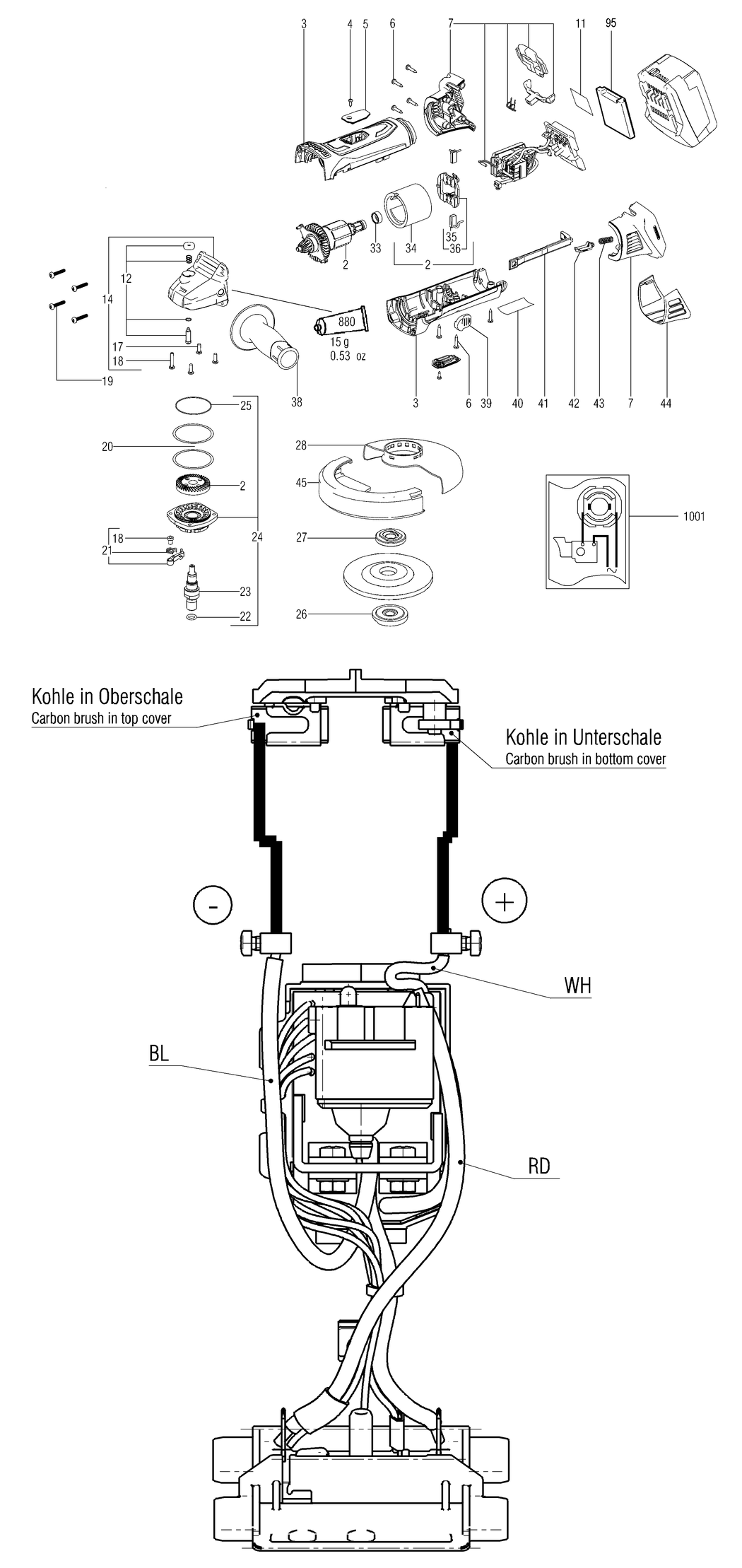 Metabo W 18 LTX 150 / 00404001 / - Spare Parts