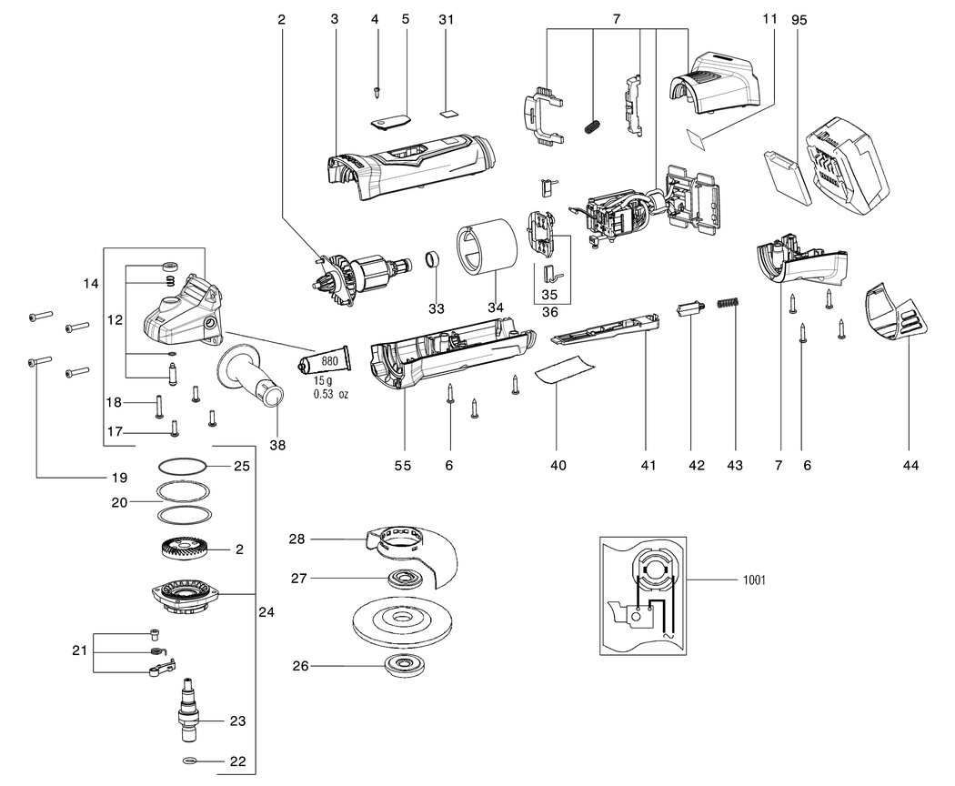 Metabo WP 18 LTX 125 Quick / 13072000 / - Spare Parts