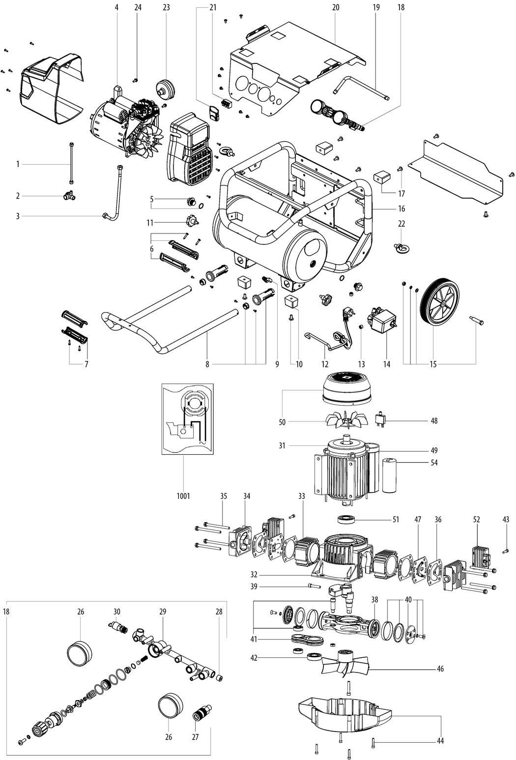 Metabo Power 400-20 W OF / 01546000 / EU 230V Spare Parts