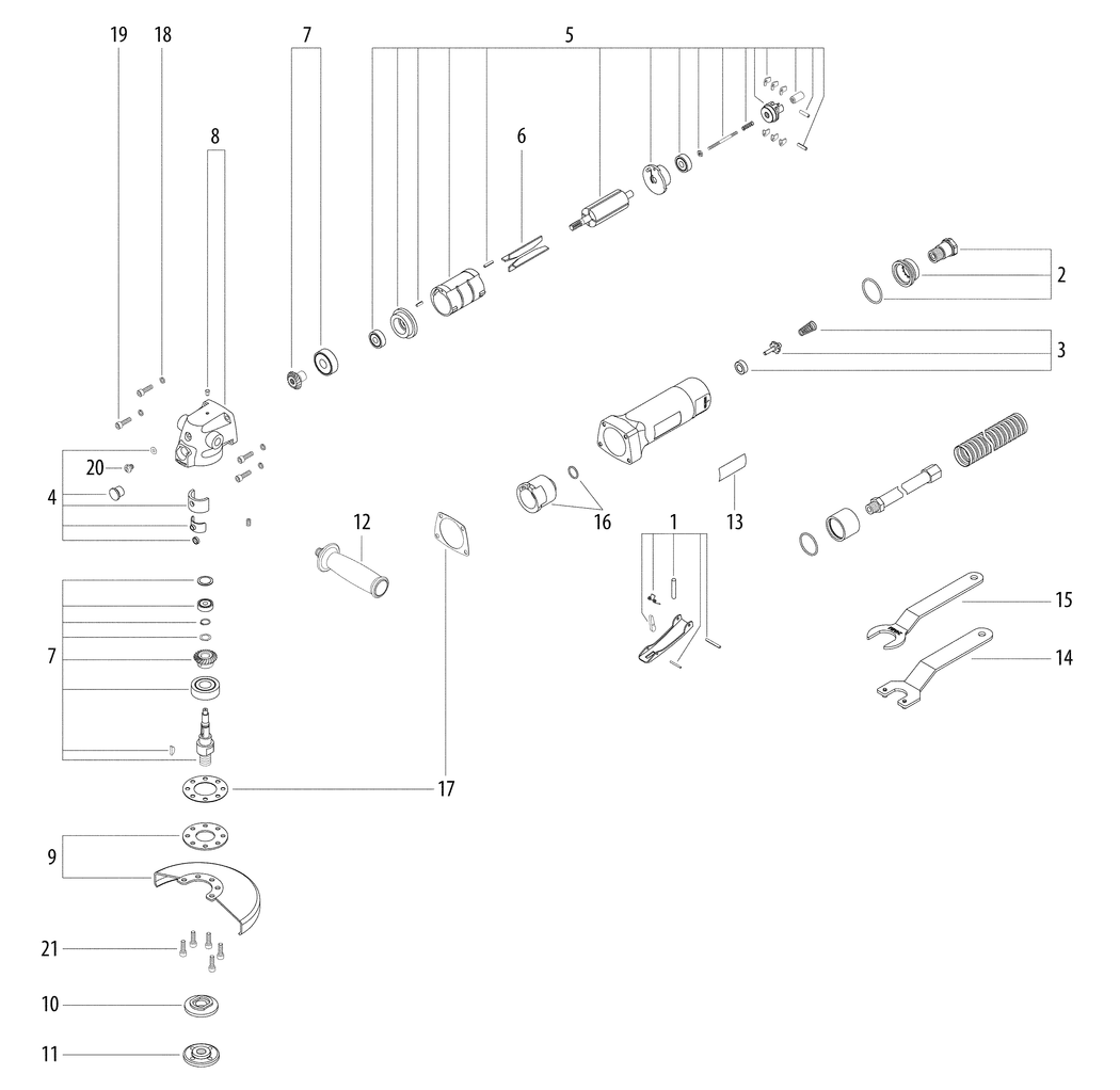 Metabo DW 125 / 01556000 / - Spare Parts