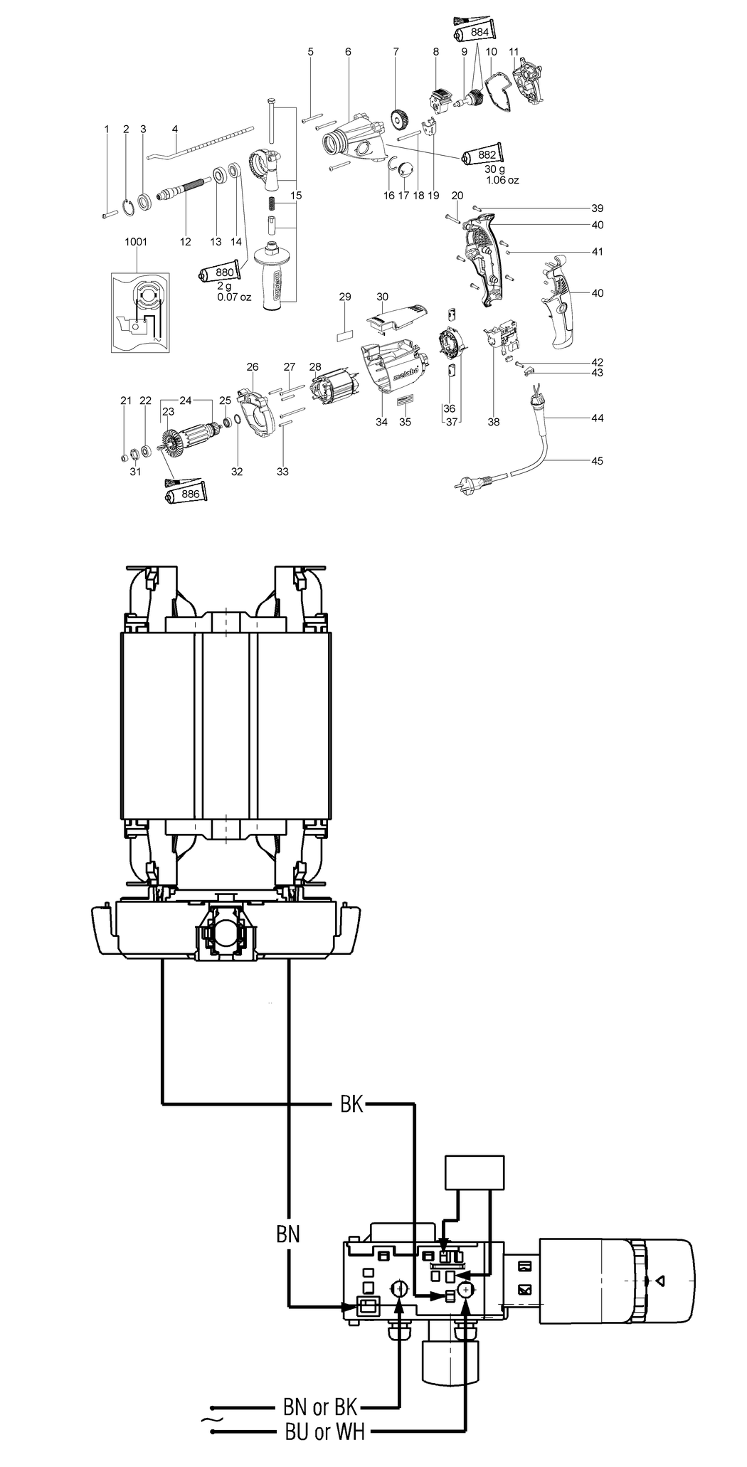 Metabo SBE 710 / 00862000 / EU 230V Spare Parts