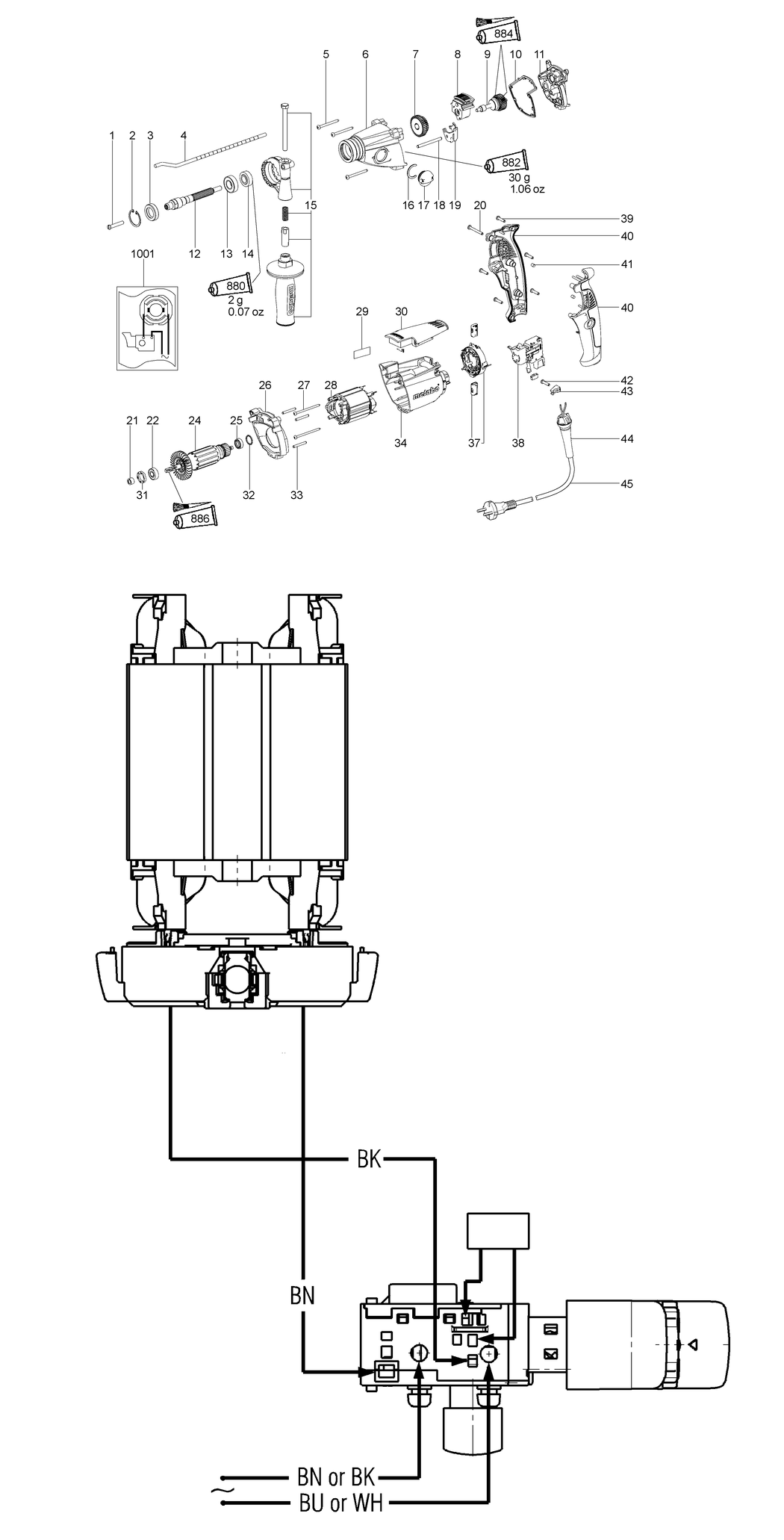 Metabo SBE 730 / 00731000 / EU 230V Spare Parts