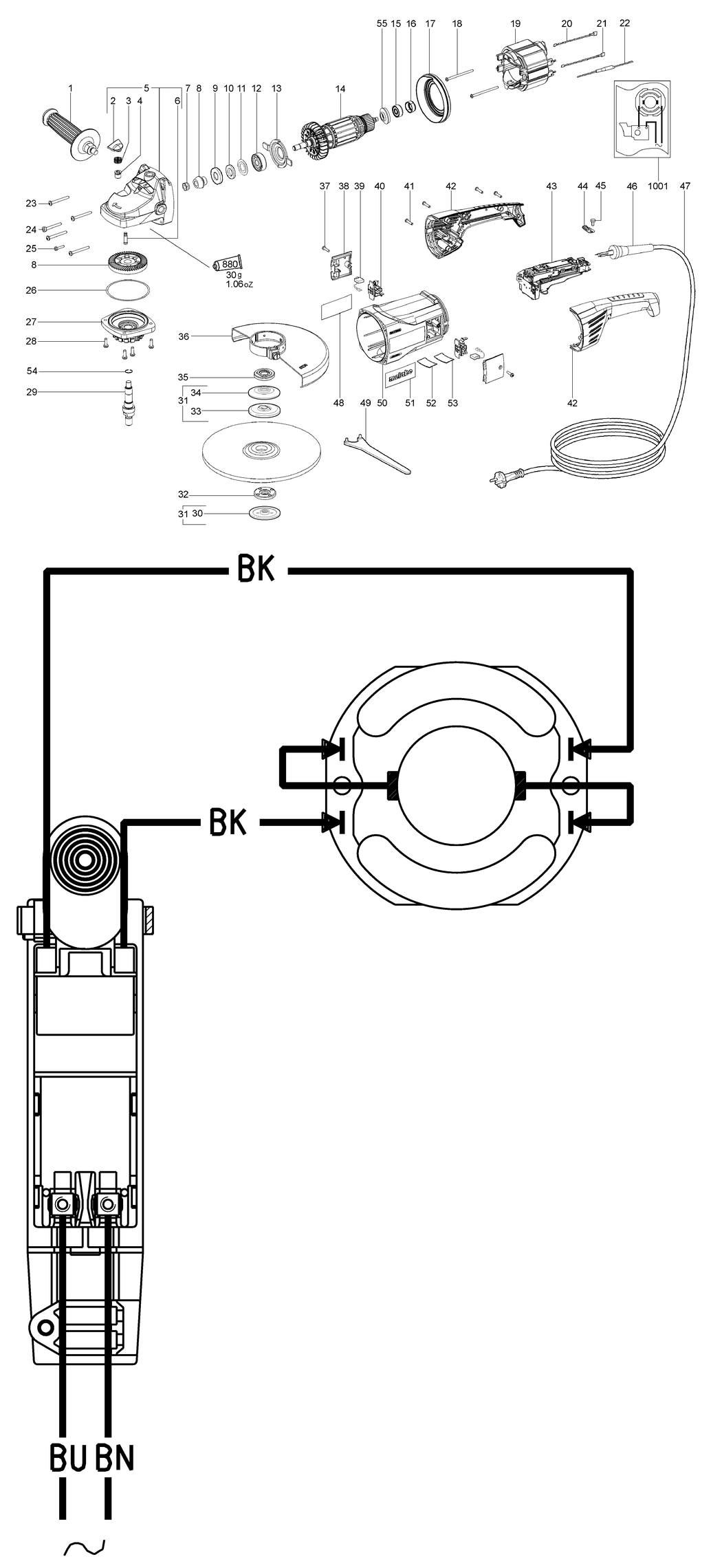 Metabo W 2000 / 06420000 / EU 230V Spare Parts