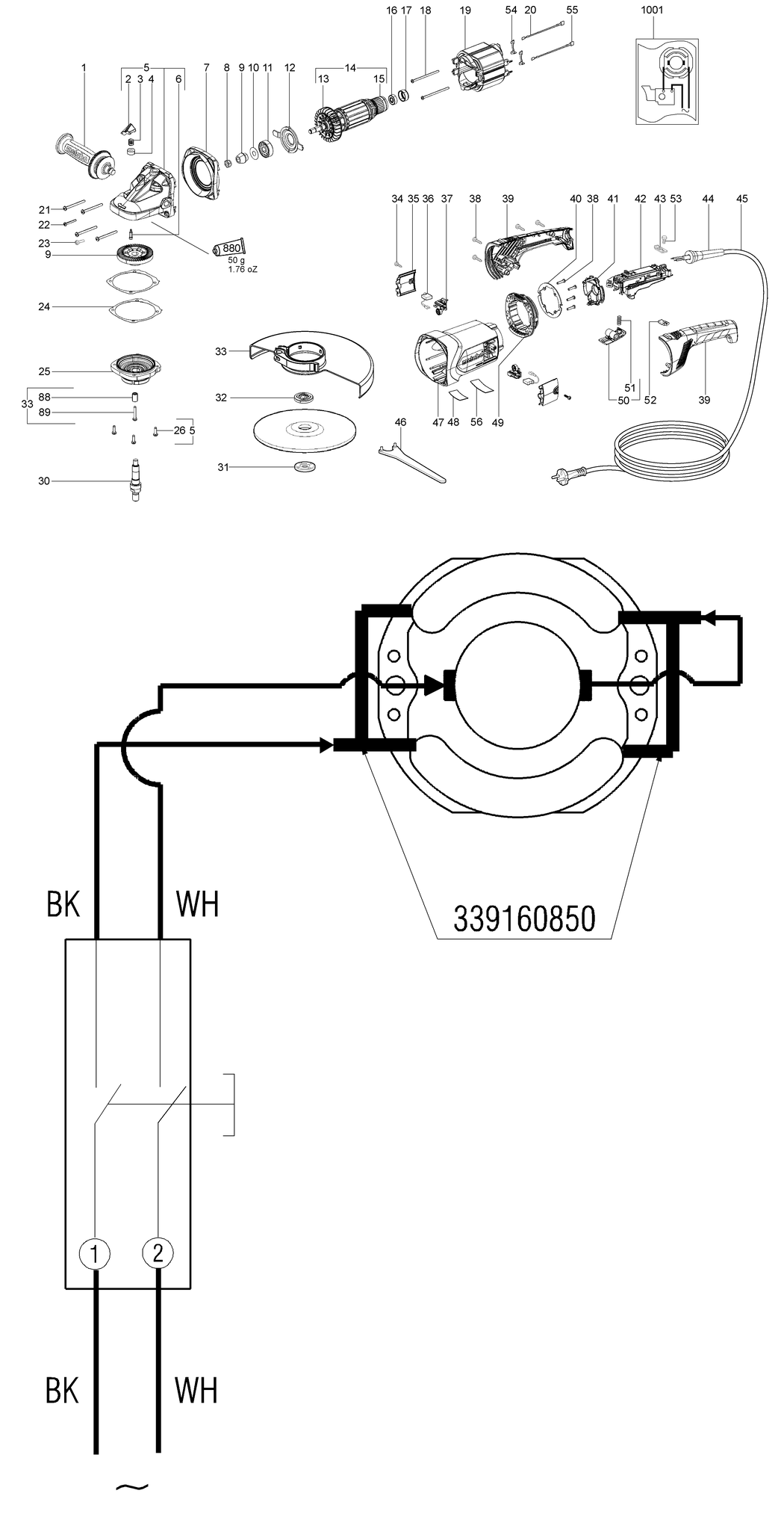 Metabo W 26-230 / 06453420 / US 120V Spare Parts