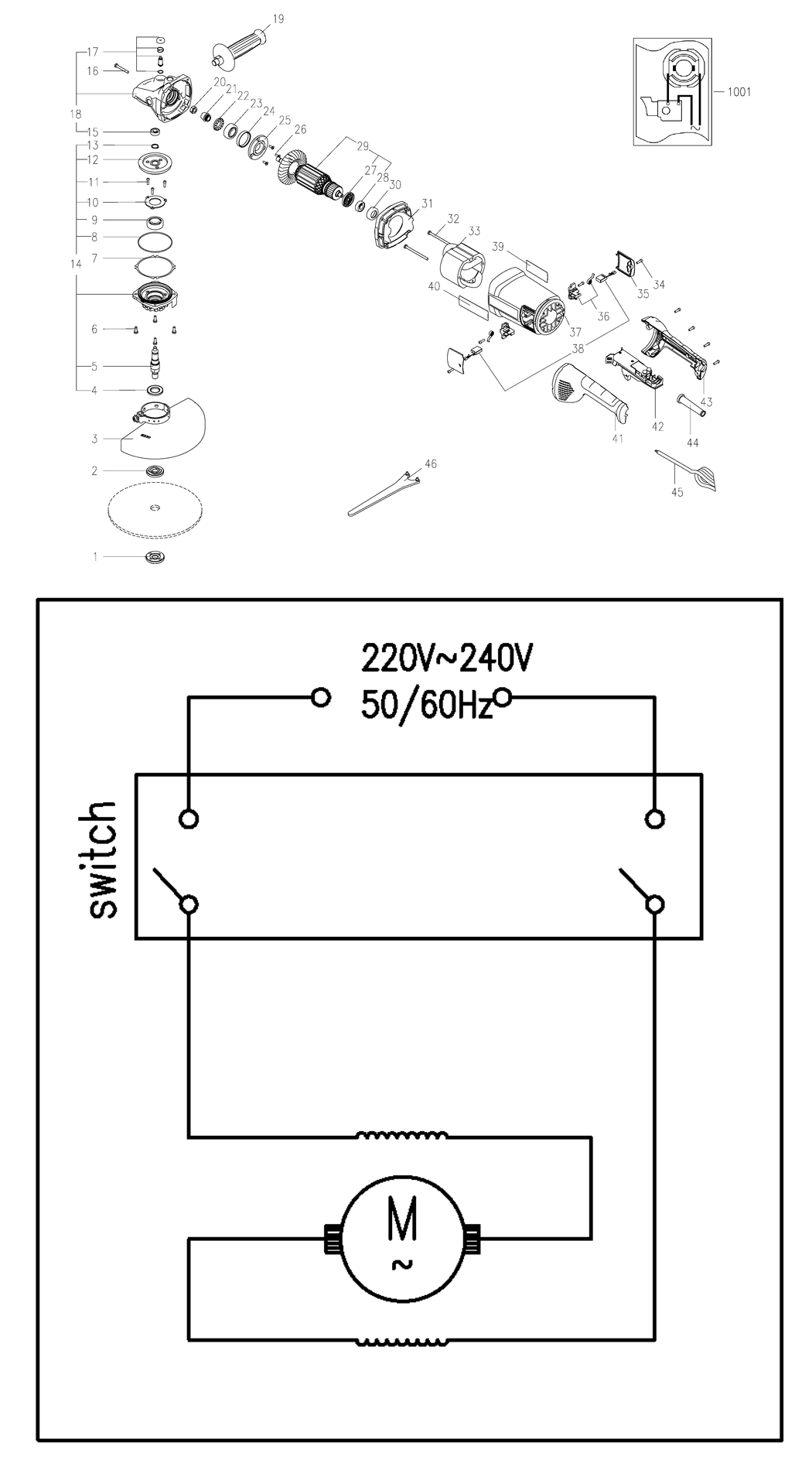 Metabo WEP 2400-230 / 06439000 / EU 230V Spare Parts