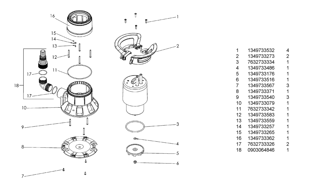 Metabo PS 15000 S / 0251500000 10 / EU 230V Spare Parts